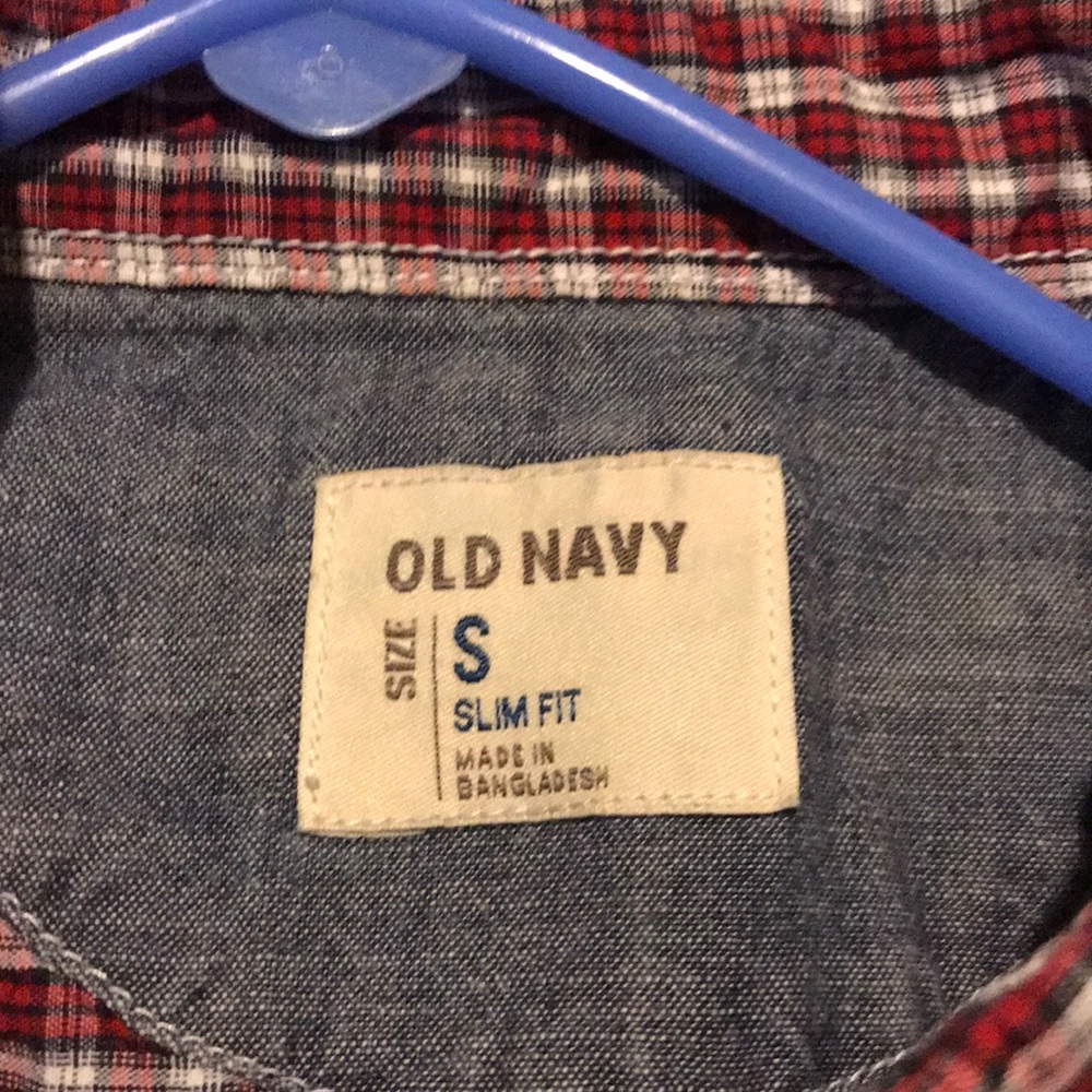 Old navy slim fit casual dress button shirt - Picture 4 of 5